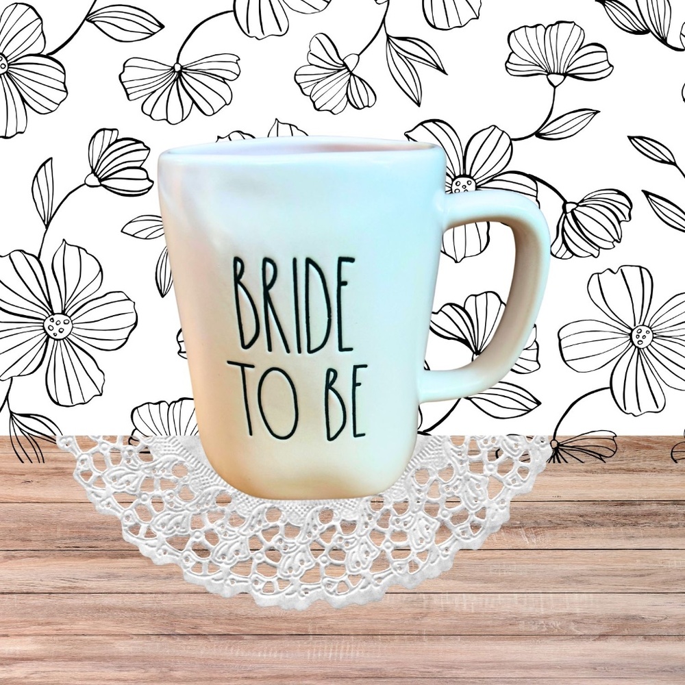 Rae Dunn “Bride to Be” Coffee Cup Mug, Magenta Collection, Wedding Mug